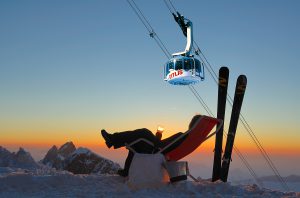 apres ski engelberg sunset