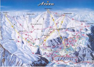 arosa piste map