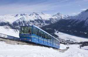 cog railway in st moritz