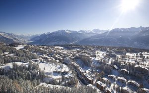 crans and montana with snow and sunshine by denis emery