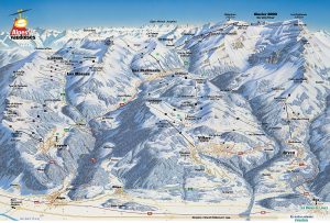 Les Diablerets piste map