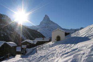 World famous mountain restaurants in Findeln, Zermatt Switzerland