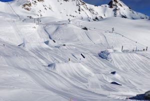 Snow Park in Grimentz, Switzerland